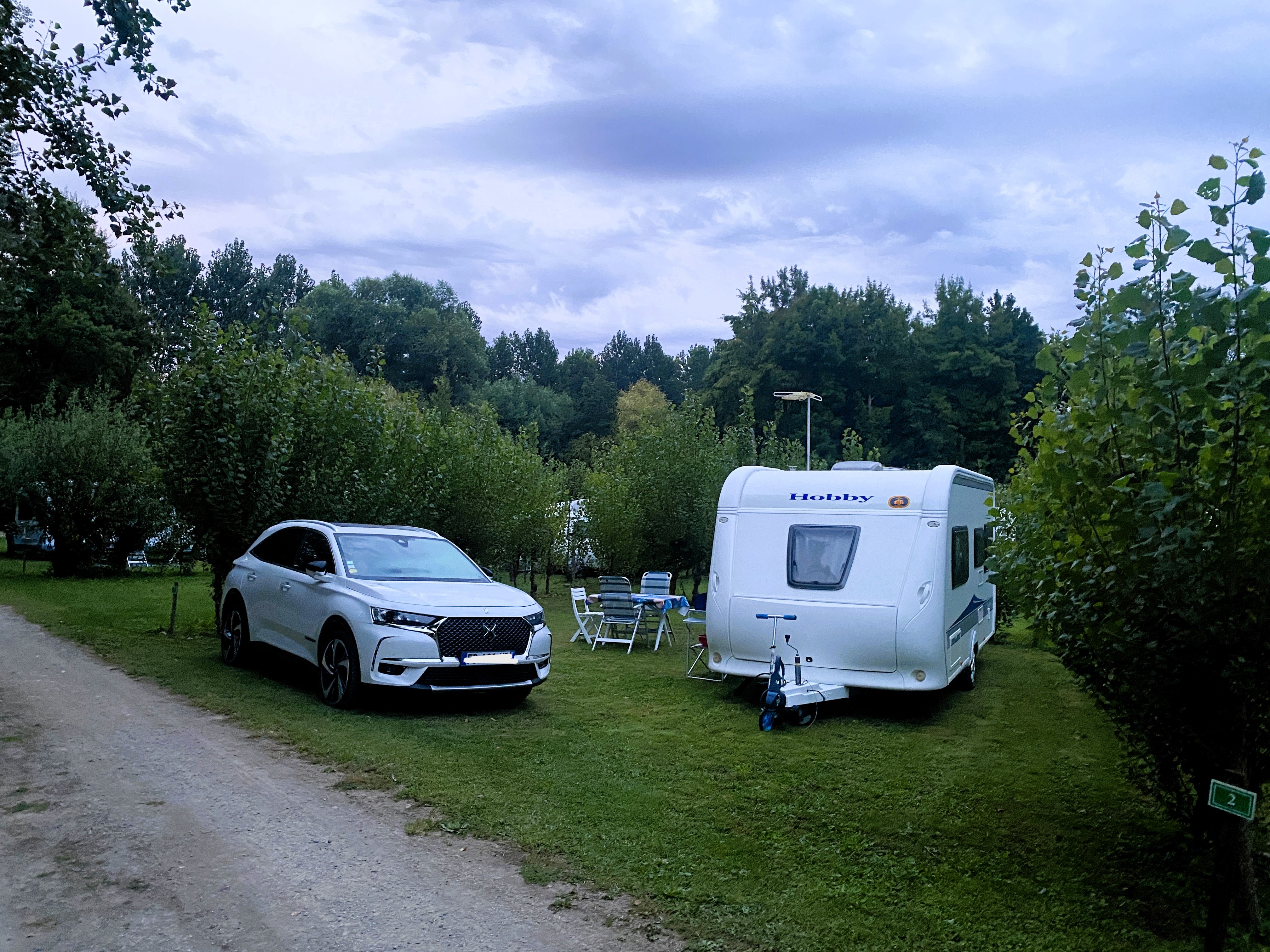 Emplacement pour camping-car
