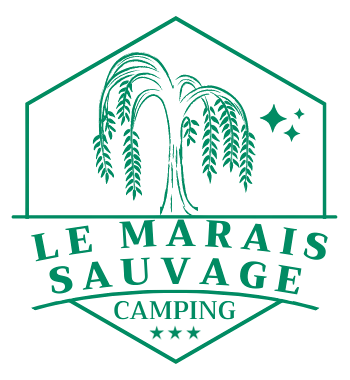 logo camping marais sauvage vert