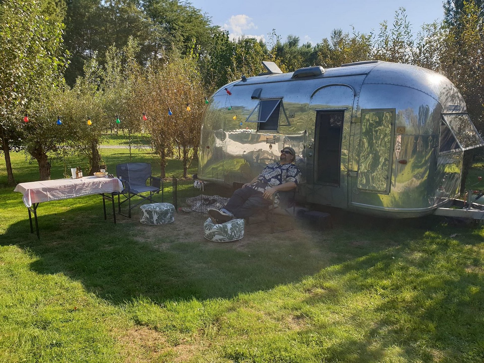 emplacement caravane dans le camping